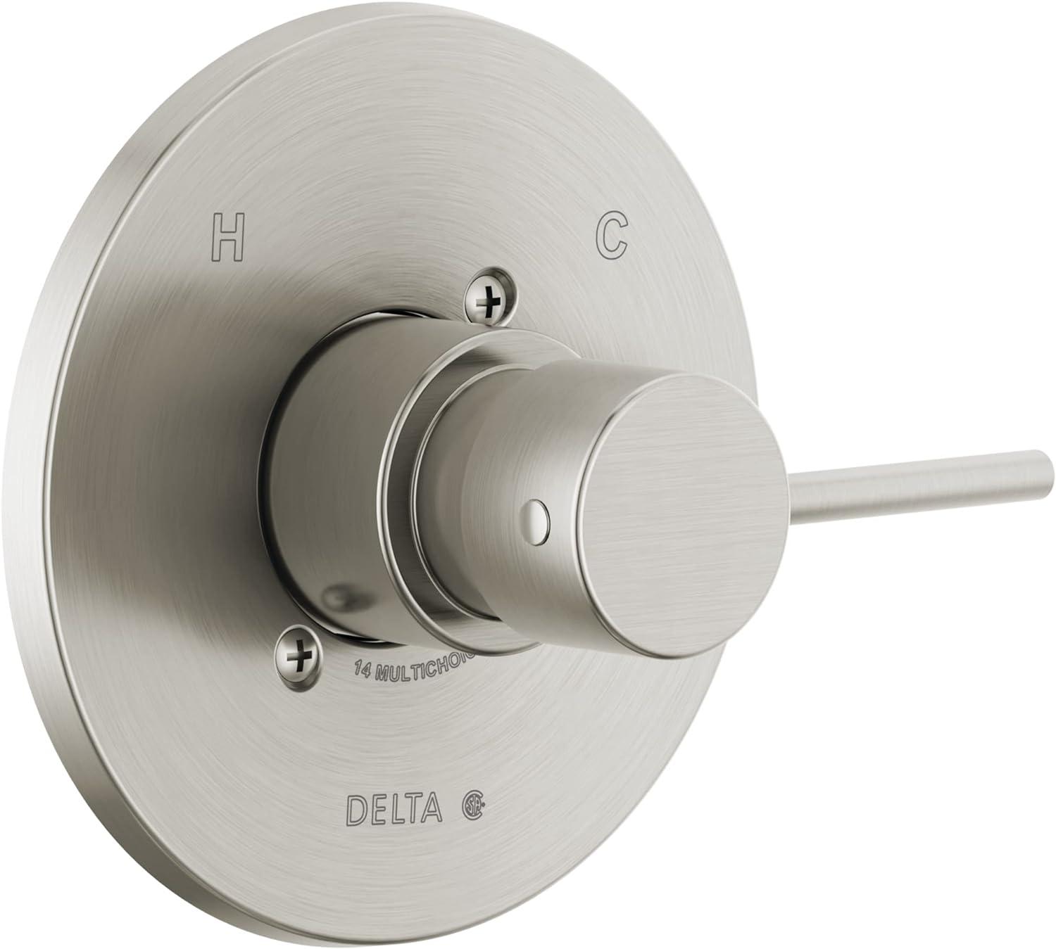 Delta T14059-Pp Modern Pressure Balanced Valve Trim Only - Brilliance Stainless