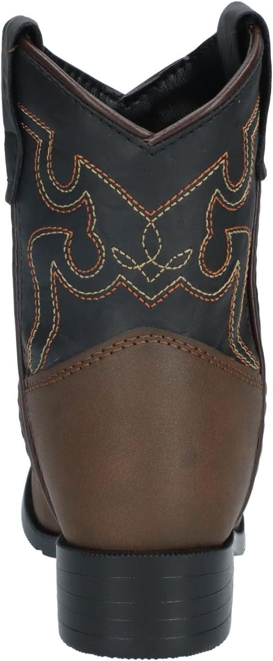 SMOKY MOUNTAIN BOOTS Kids Monterey Western Boots, Color: Brown/Black, Size: 6 (1575T-6R)
