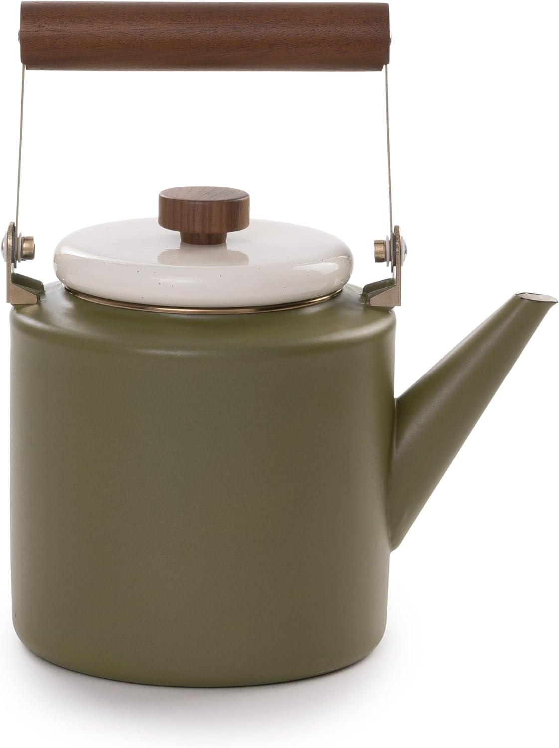 Barebones Green Enamel 2-Tone Kettle