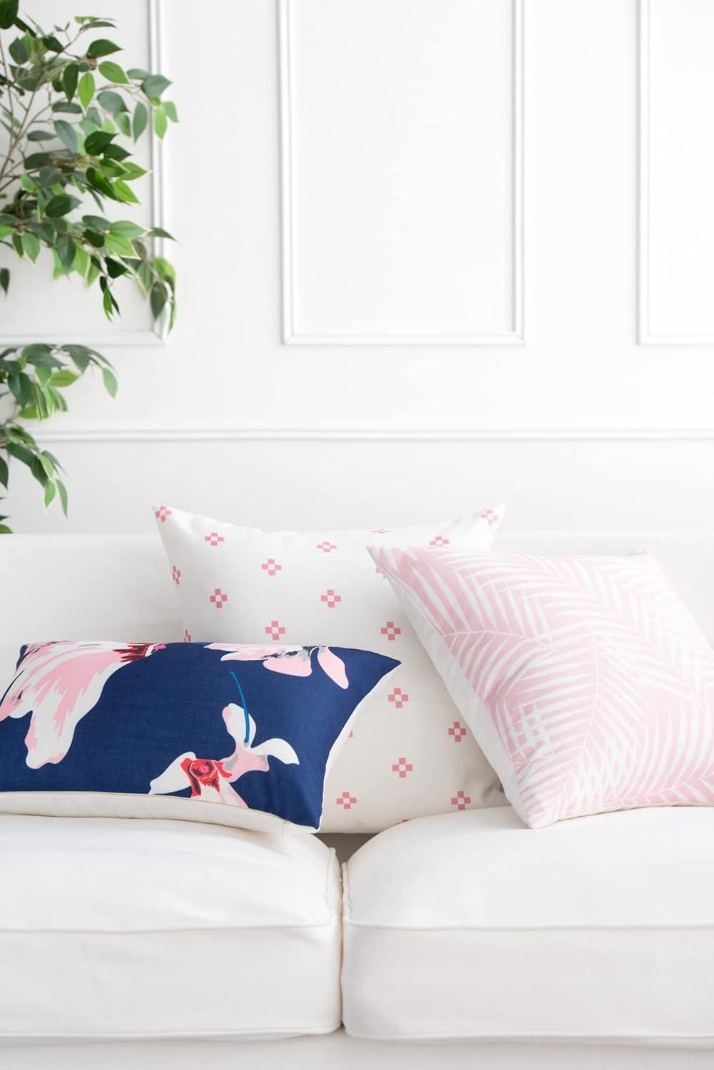 Hofdeco Spring Decorative Throw Pillow Cover ONLY, for Couch, Sofa, Bed, Yellow Floral, 18"x18"