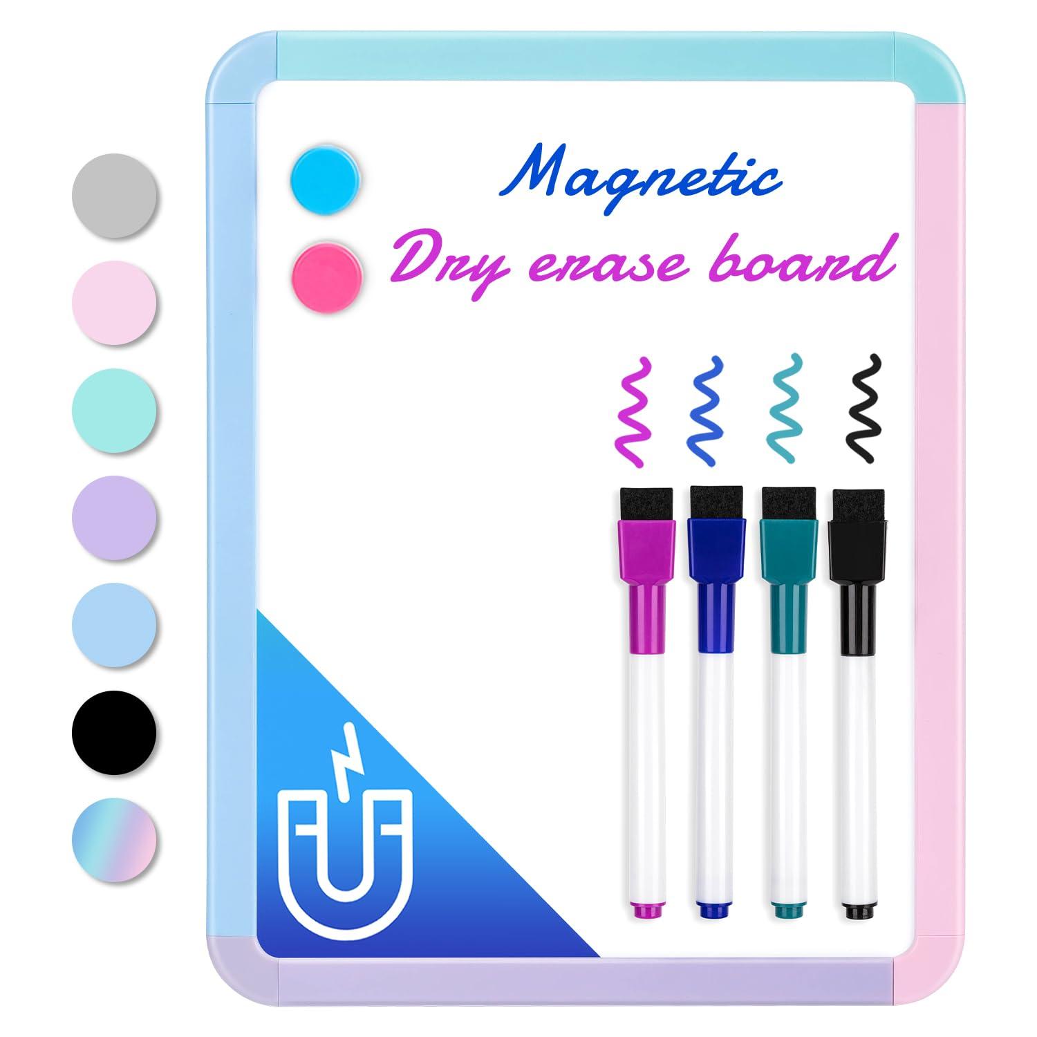 VUSIGN Small Dry Erase Whiteboard, 8.5 x 11 Inches White Board for Kids, Students, Fridge, Locker, Mini Dry Erase Board