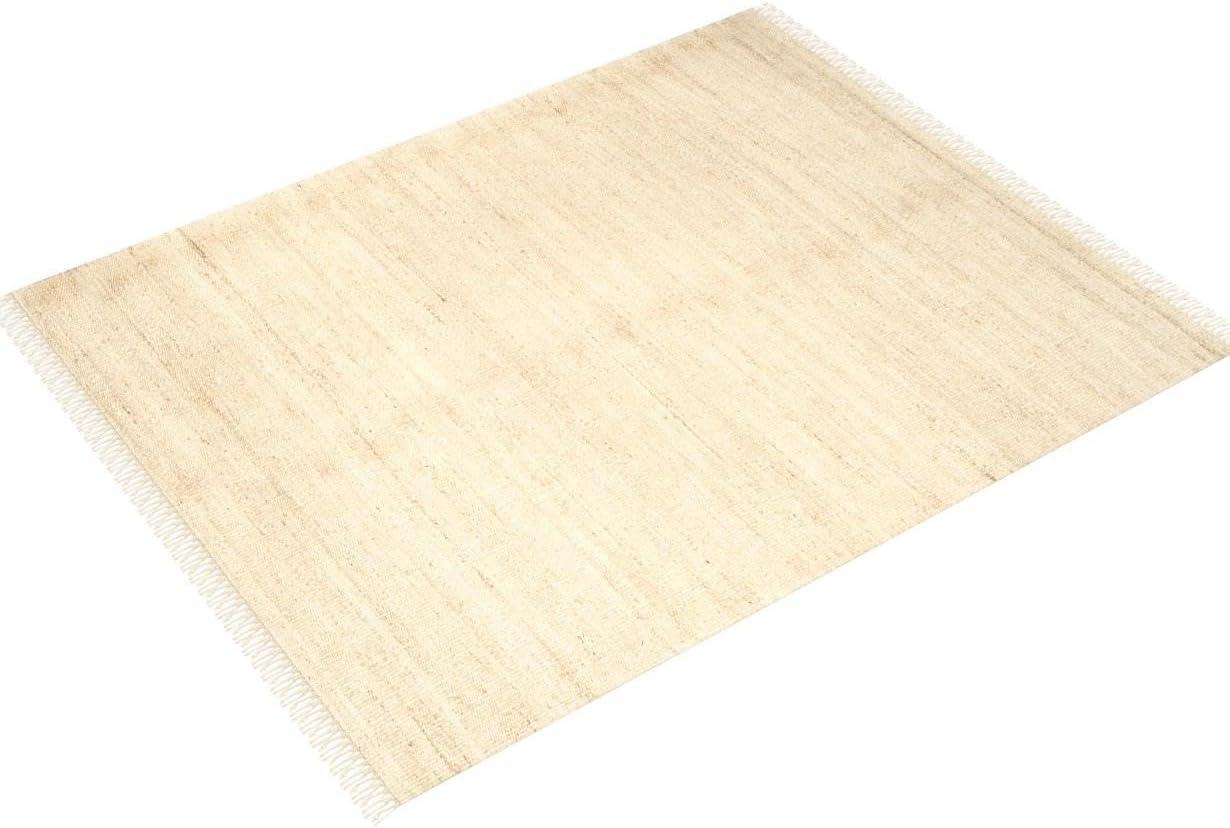 SAFAVIEH Natural Fiber Clara Braided Jute Area Rug, Ivory, 9' x 12'