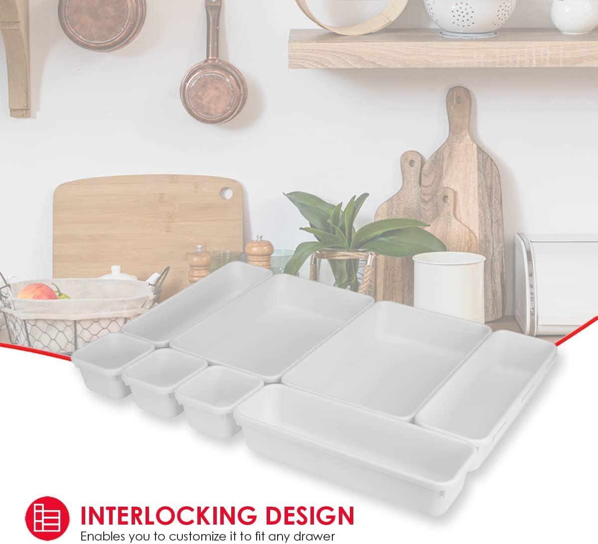 Rebrilliant Jabari 8 Piece Drawer Organizer Set