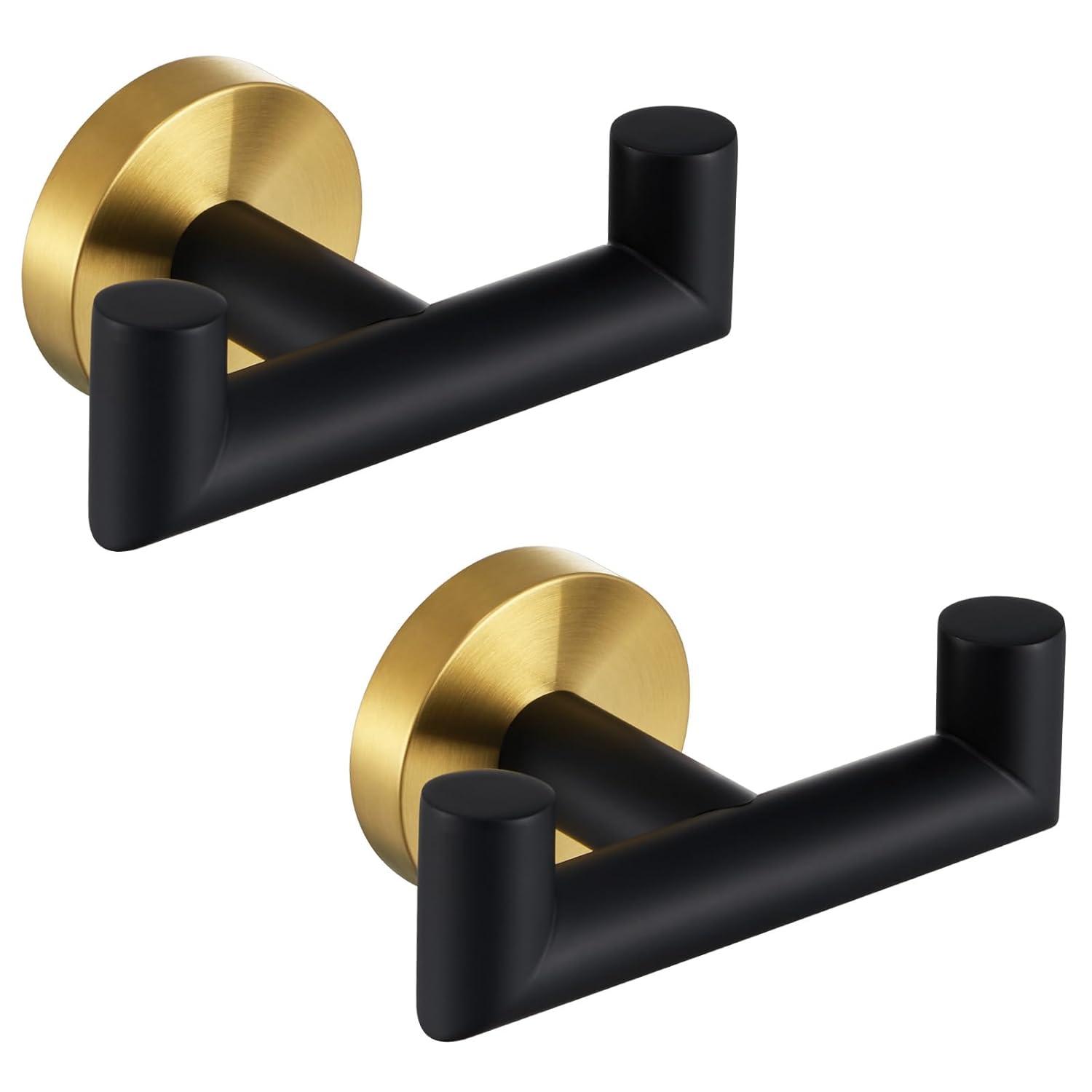 Bathroom Double Towel Hook (Set Of 2)