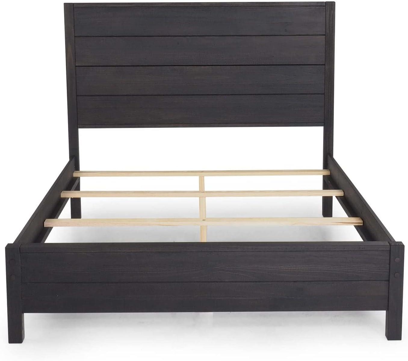 Montauk Solid Wood Panel Bed