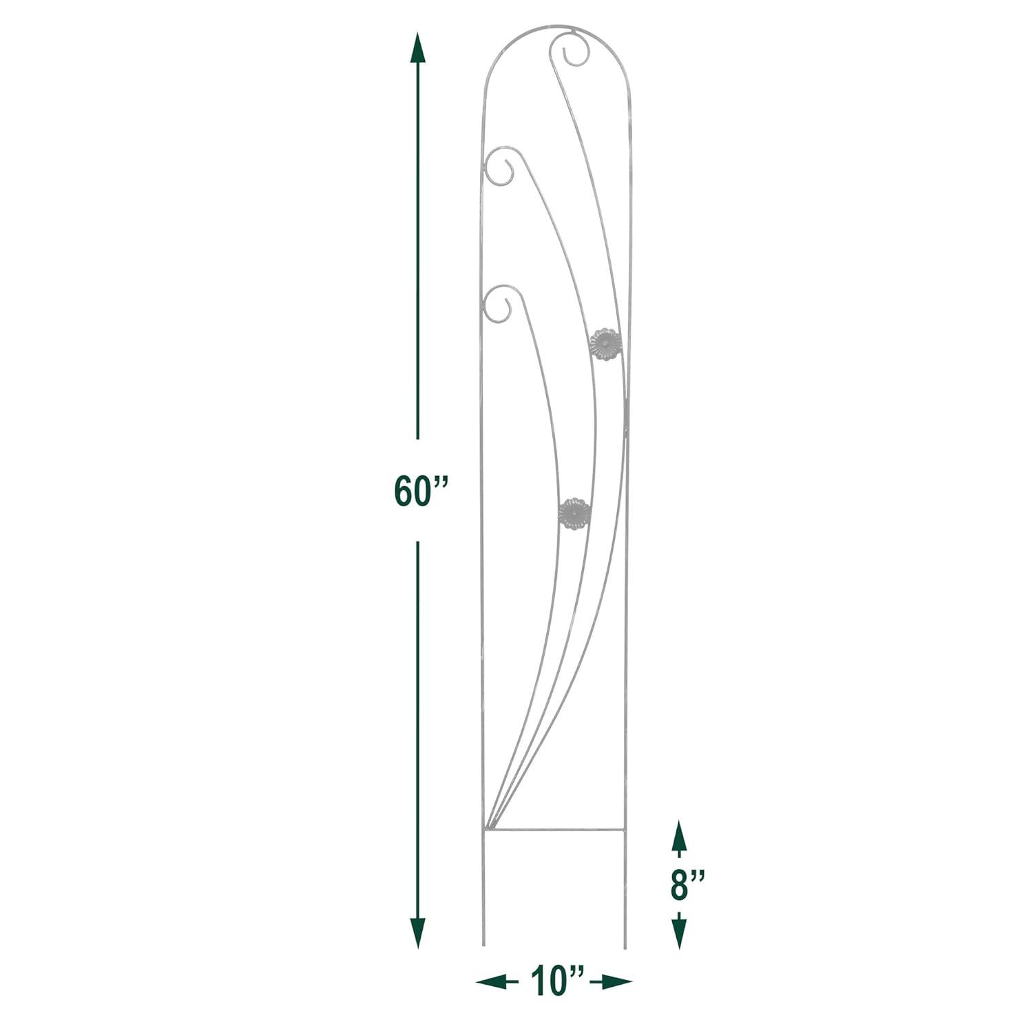 TR08 Phoenix Trellis 5' x 10", Black