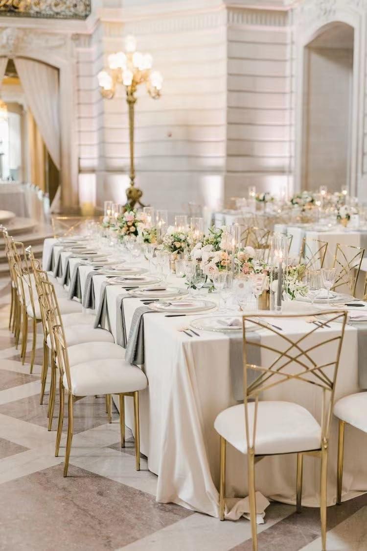 10 Pack Beige Tablecloth 60x102 inch Polyester Fabric Tablecloths for 6 Foot Rectangle Tables Wrinkle Resistant Linen Tablecloth Washable Table Covers for Party Wedding Events and Camping