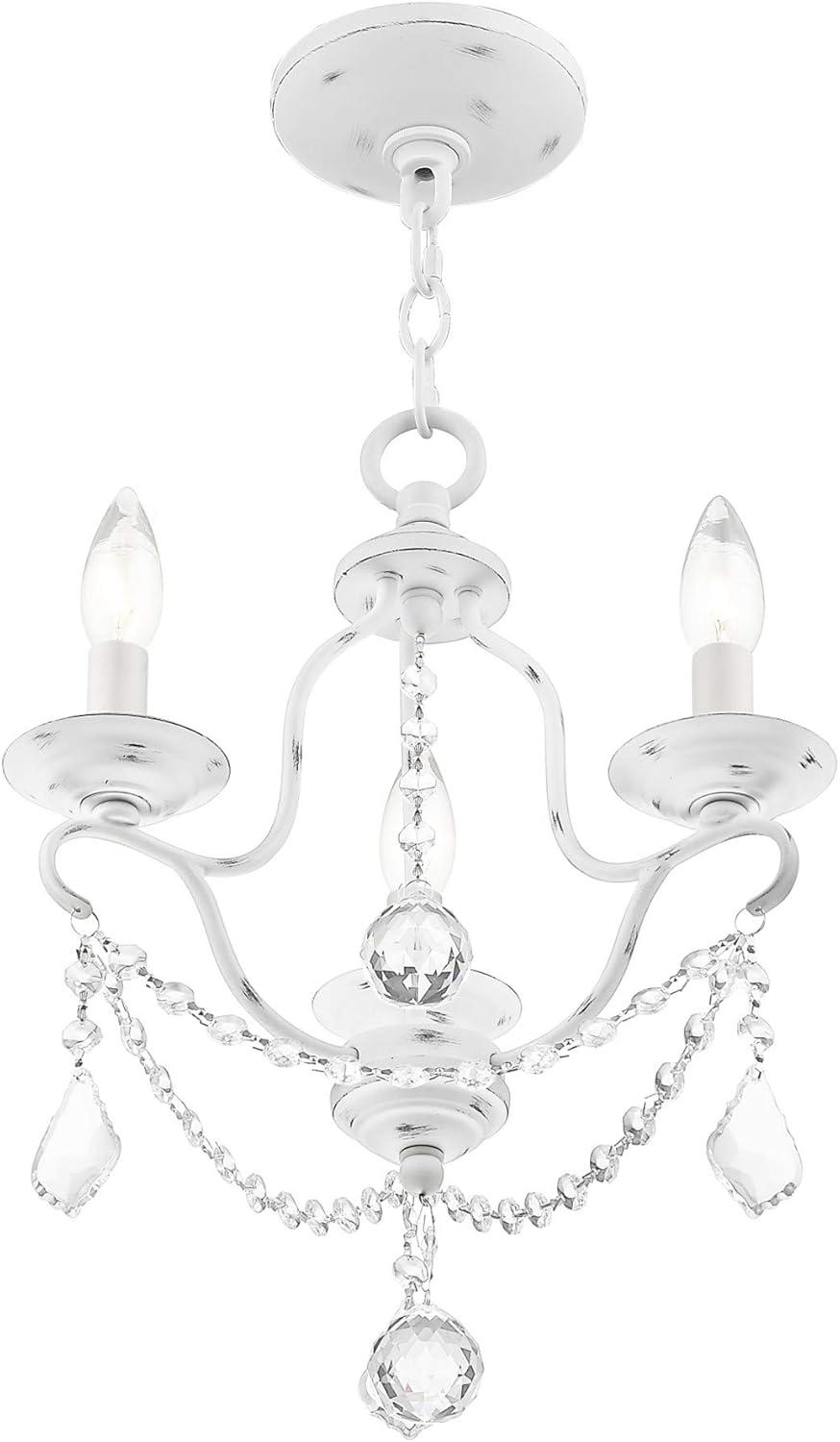 Livex Lighting - Chesterfield - 3 Light Mini Chandelier in French Country Style