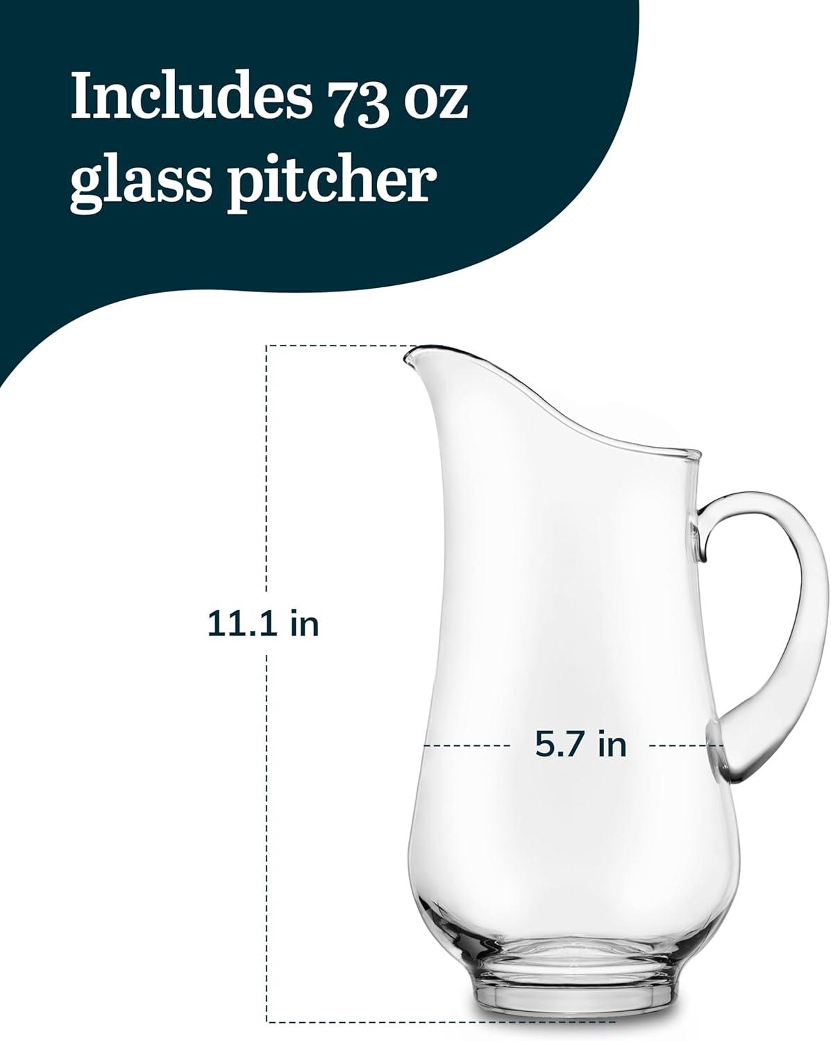 Libbey Atlantis Glass Pitcher, 73 oz.
