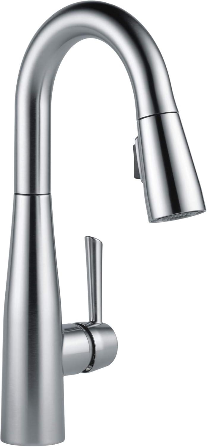 Essa Pull Down Sprayer Bar Faucet, Single Handle Prep Sink Faucet