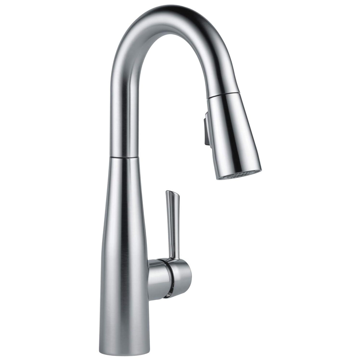 Essa Pull Down Sprayer Bar Faucet, Single Handle Prep Sink Faucet