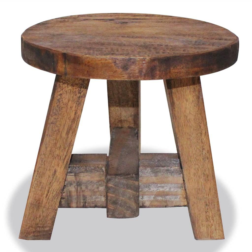 VidaXL VidaXL Stool Solid Reclaimed Wood