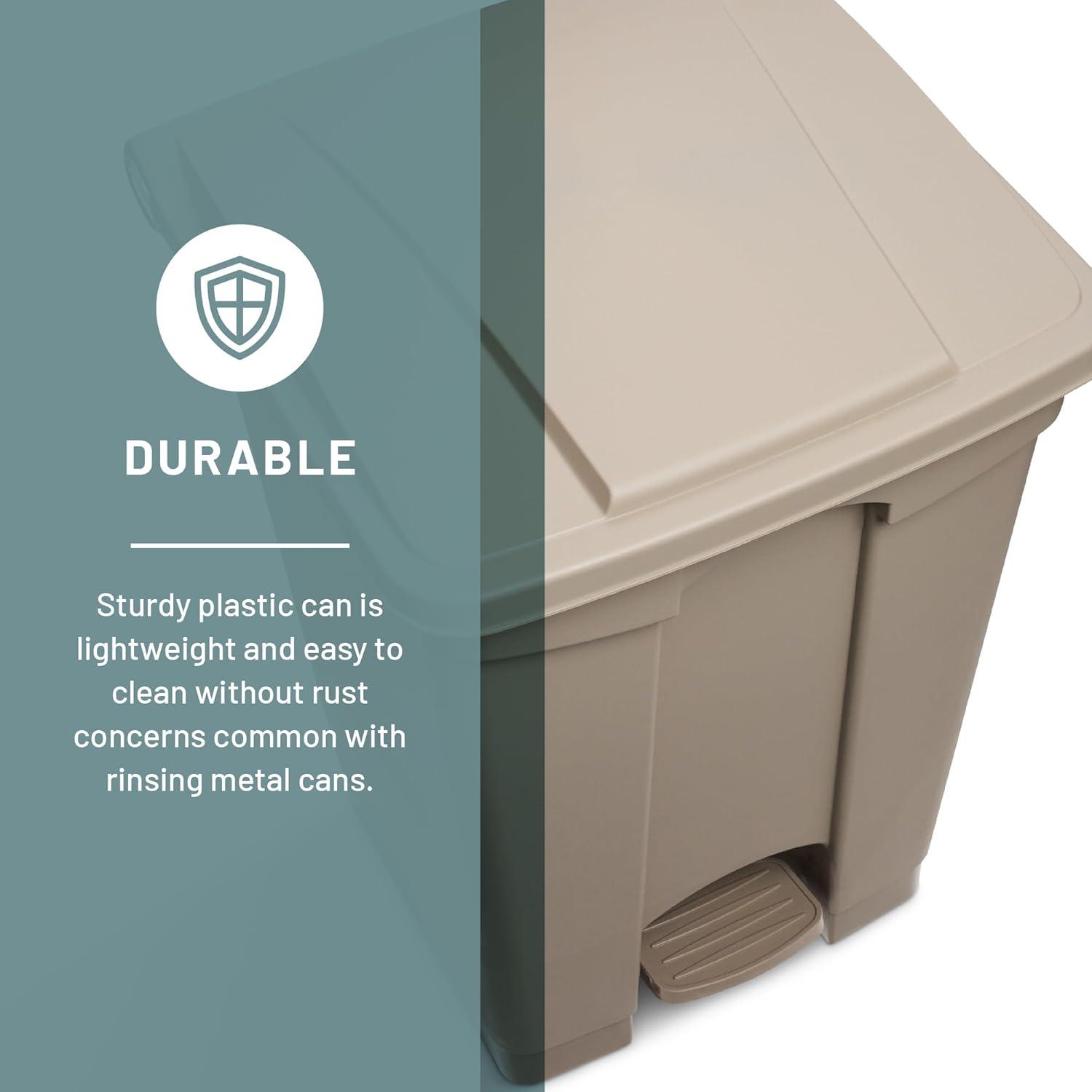 Safco Step-On Waste Receptacle 9925TN