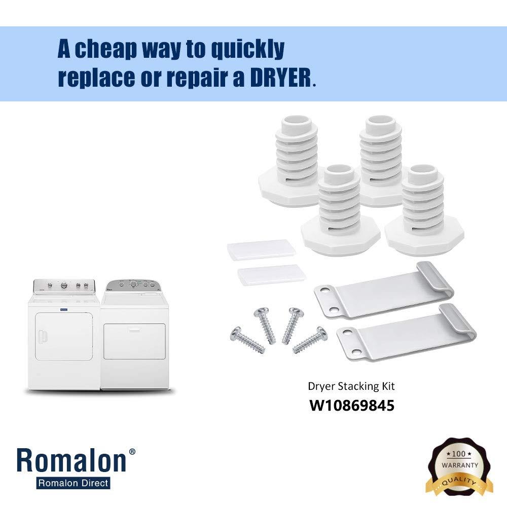 SENSHENGXIN Dryer and Washer W10869845 Dryer Stacking Kit Suitable for W10298318 W1076131316