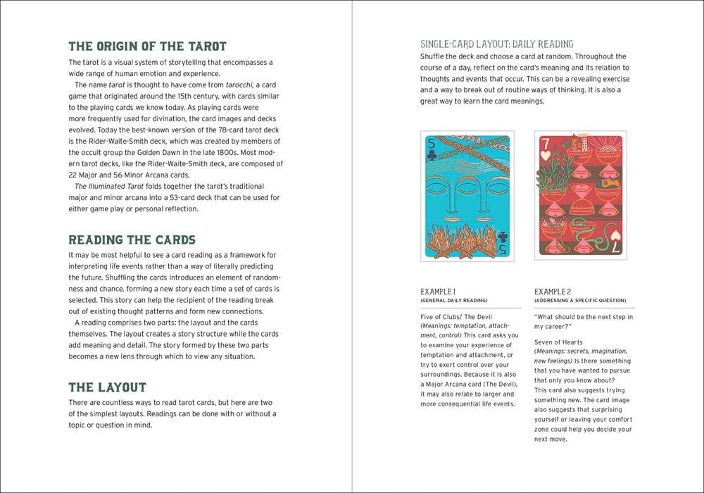 Caitlin Keegan: The Illuminated Tarot: 53 Cards for Divination and Gameplay (Paperback)