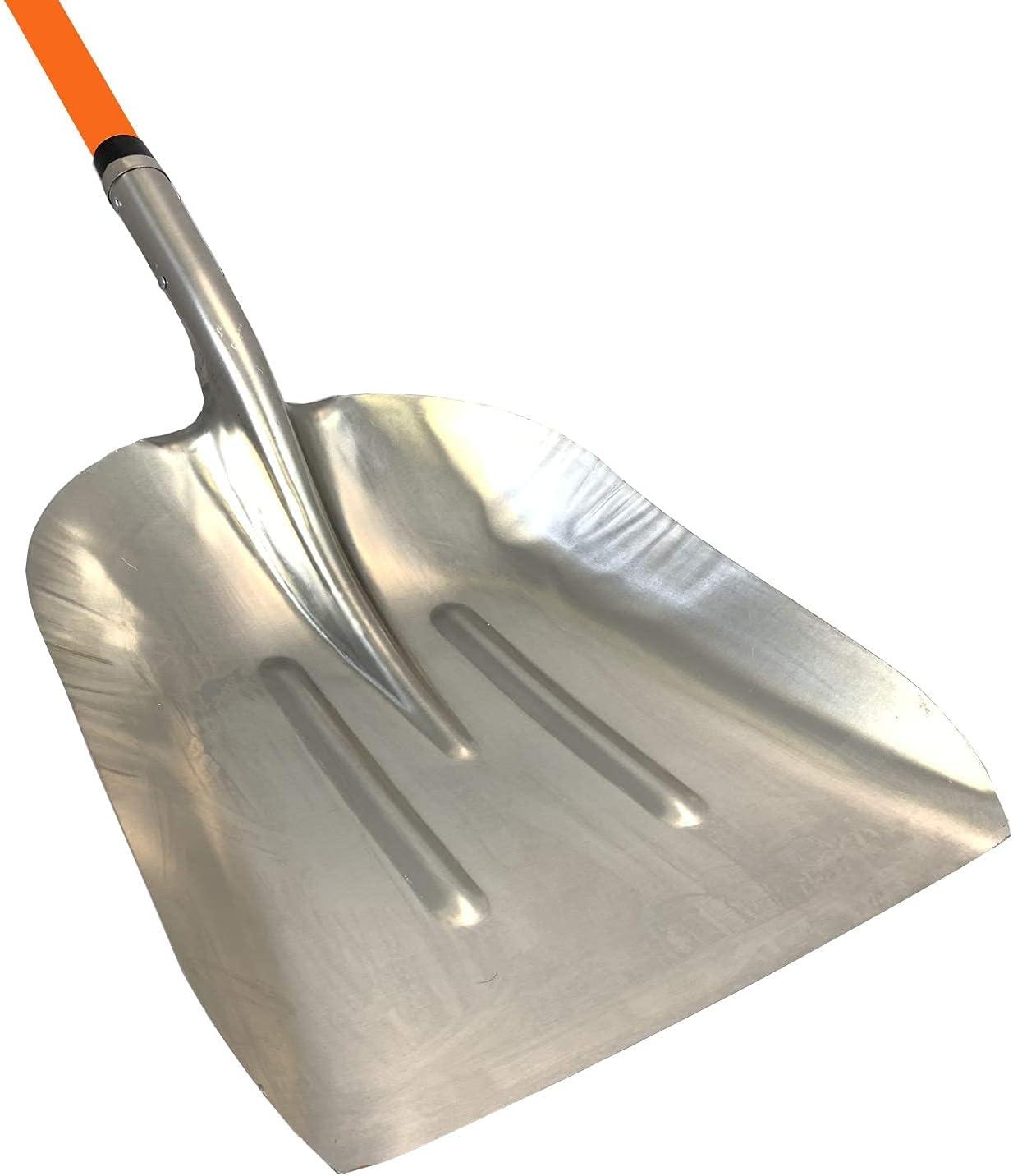 Ashmanonline Aluminium 48 Inch Snow Shovel with Large Head and Durable Handle (2 Pack)