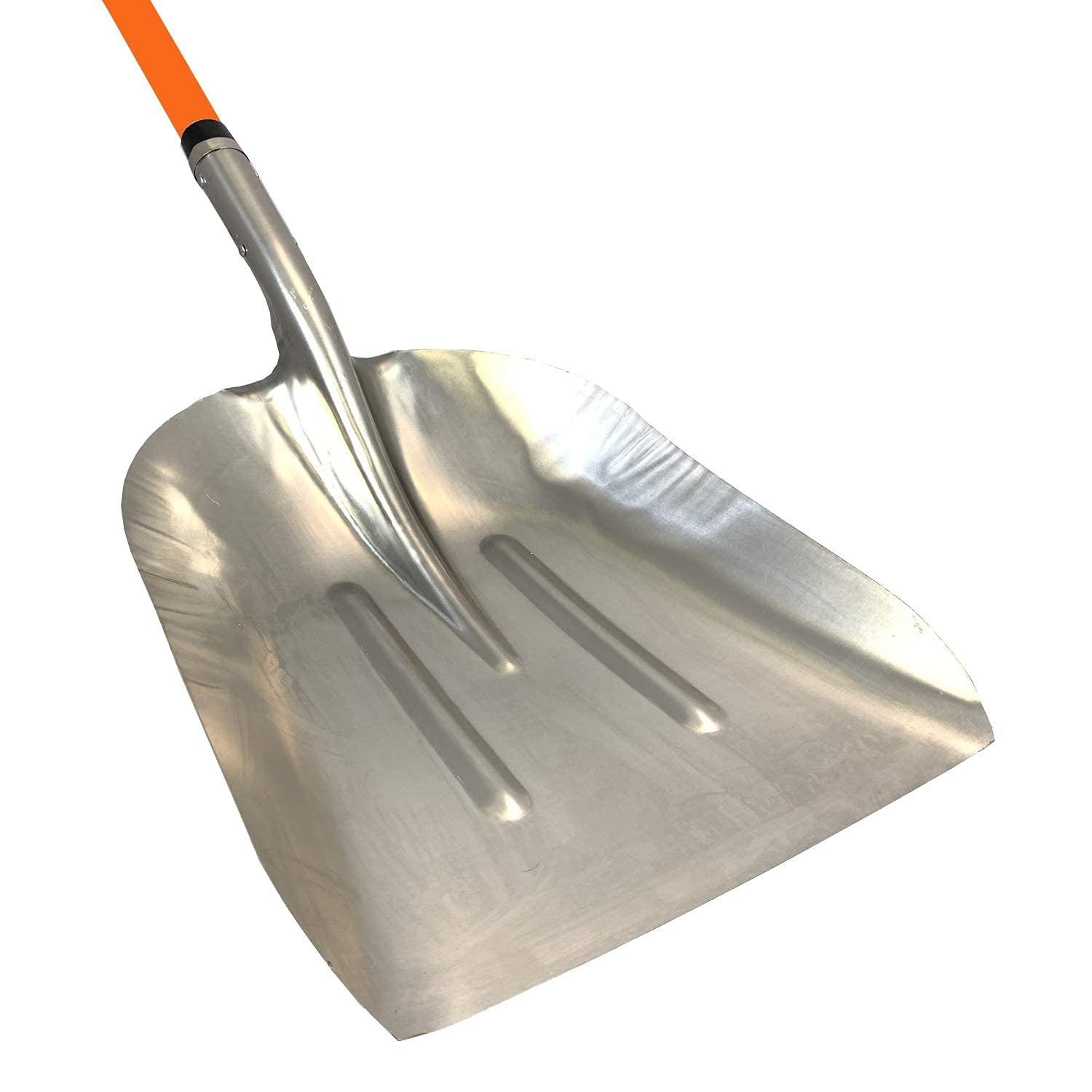 Ashmanonline Aluminium 48 Inch Snow Shovel with Large Head and Durable Handle (2 Pack)
