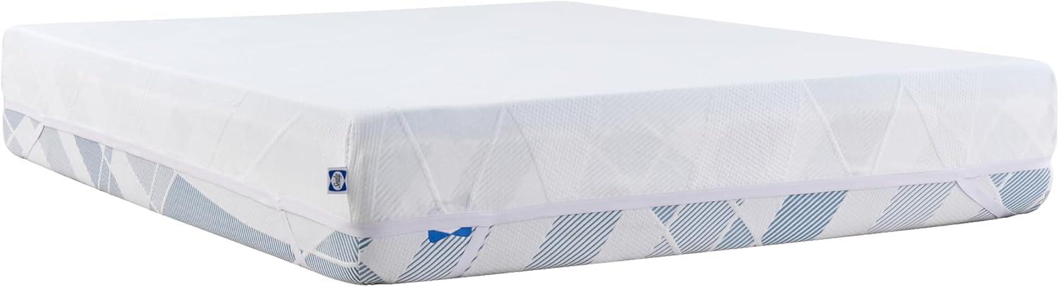 Sealy Dreamlife 2” Medium Gel Memory Foam Mattress Topper with Cooling Cover