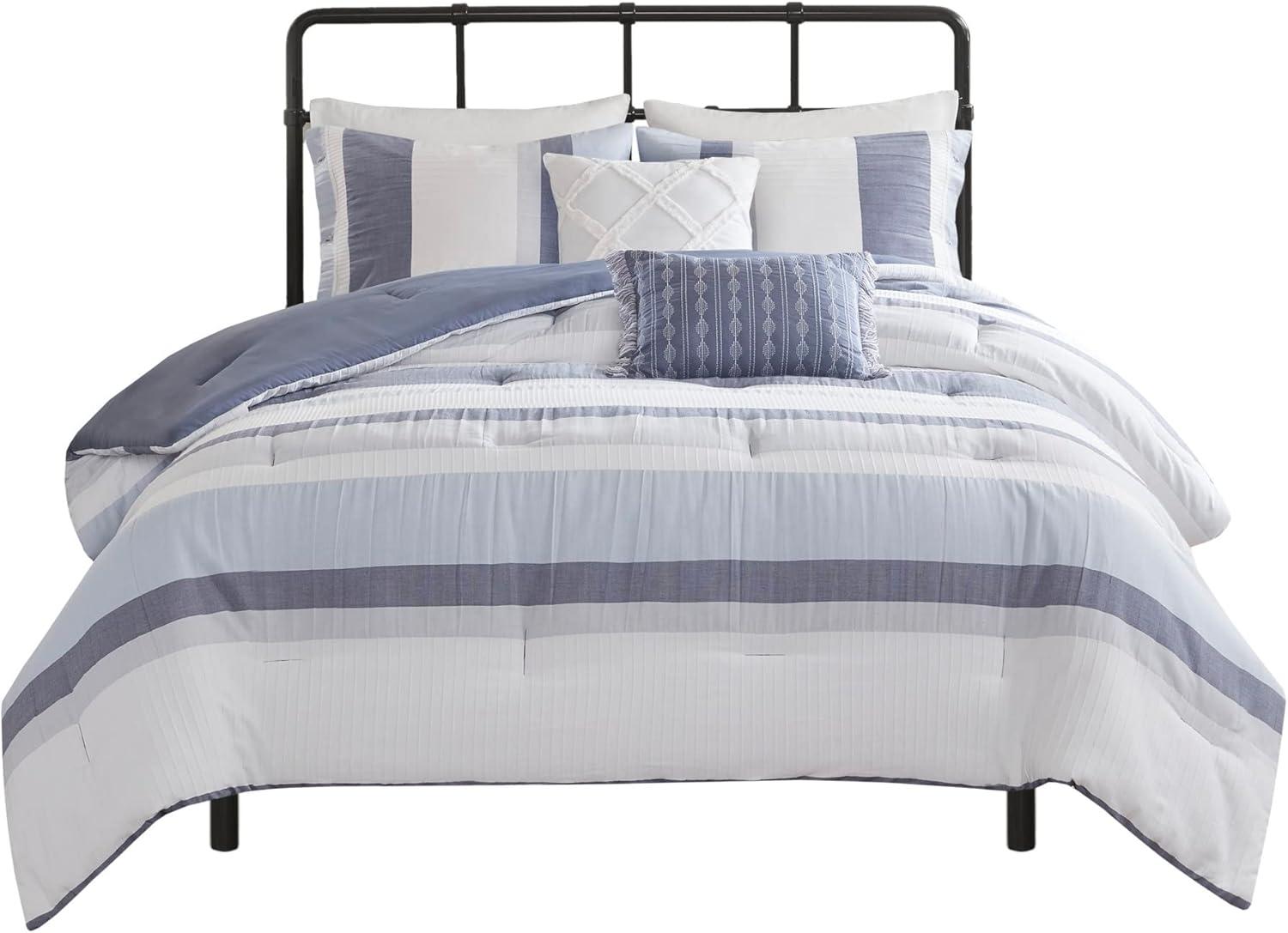 Madison Park Allegany 5 Piece Jacquard Comforter Set