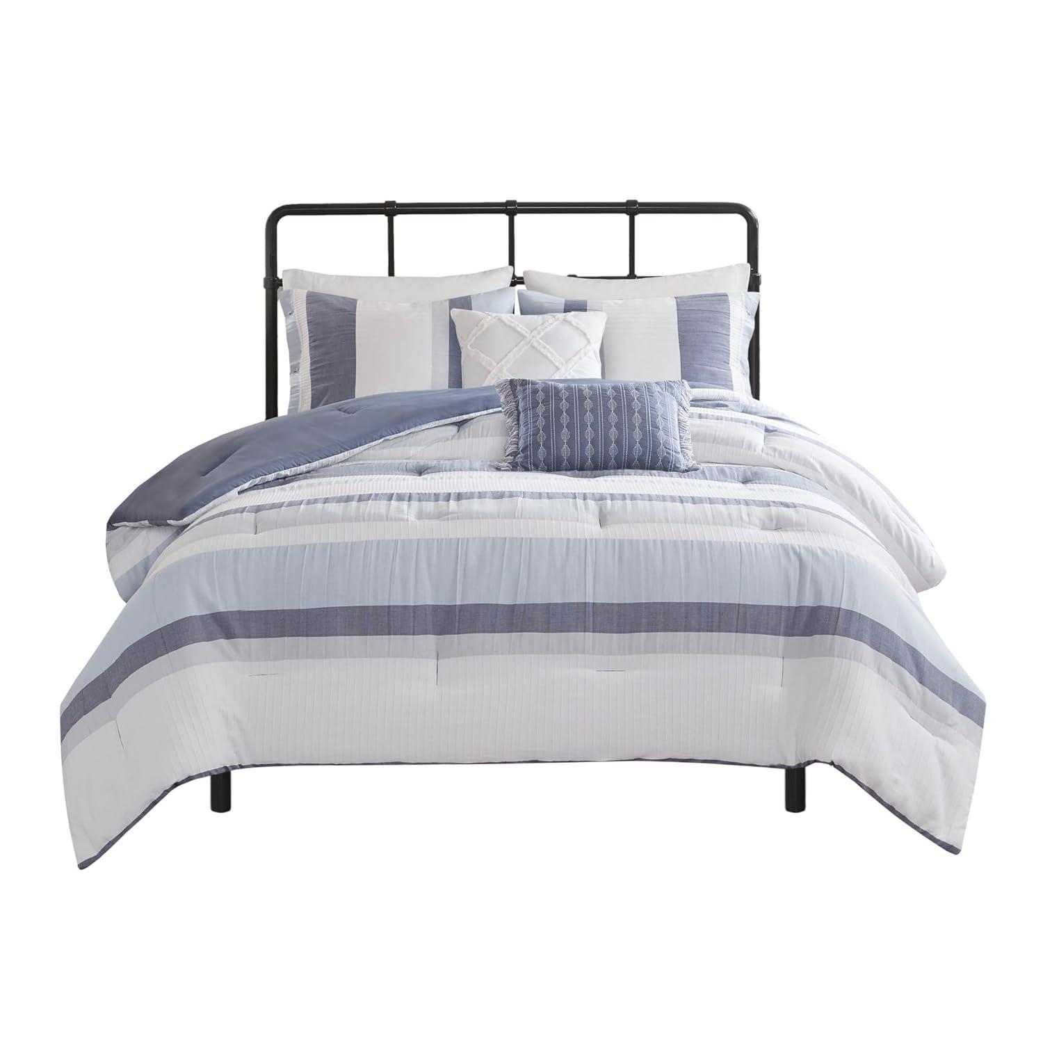 Madison Park Allegany 5 Piece Jacquard Comforter Set