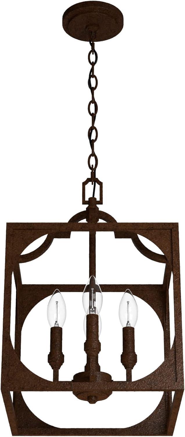 Highland Hill 4 - Light Lantern Square / Rectangle Chandelier