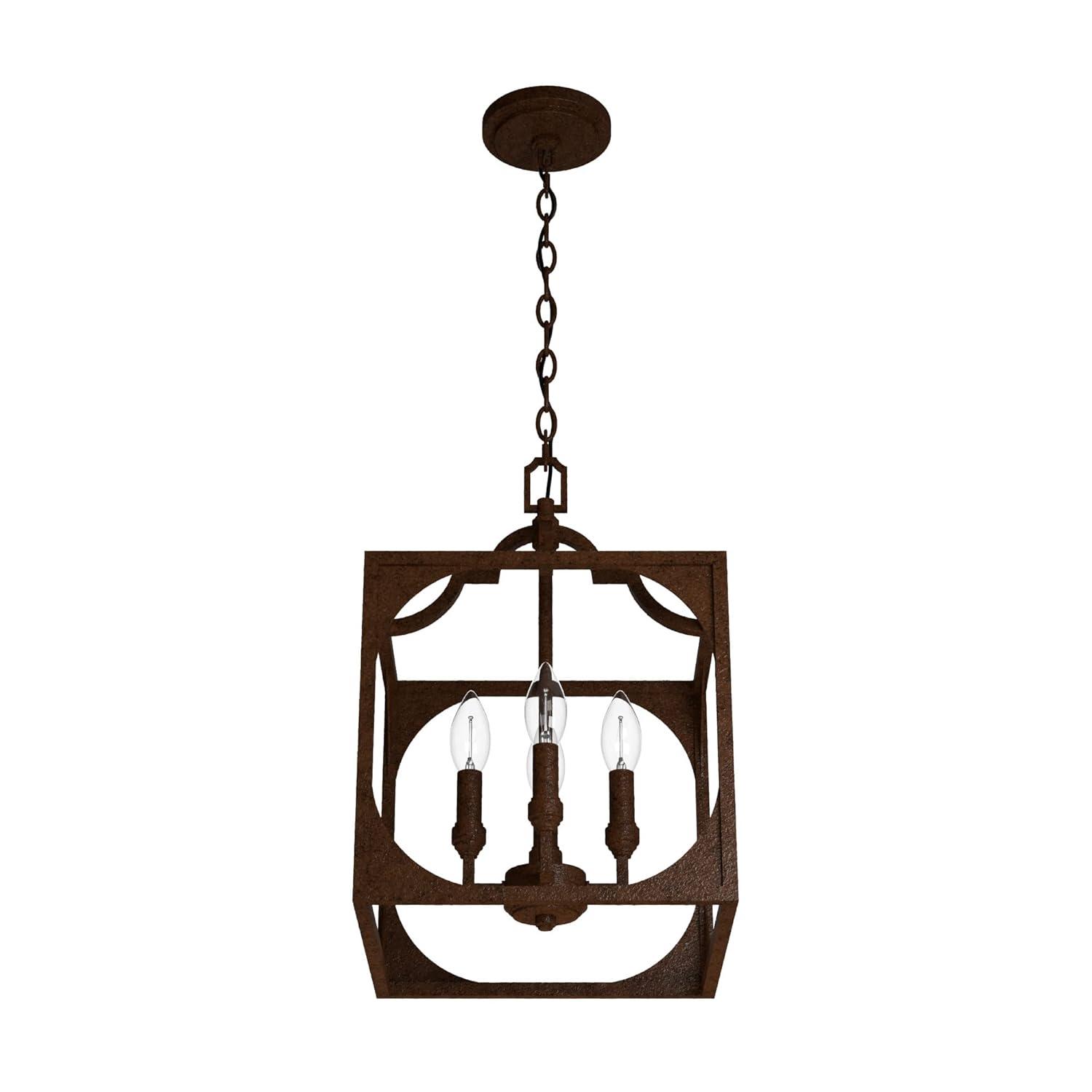Highland Hill 4 - Light Lantern Square / Rectangle Chandelier
