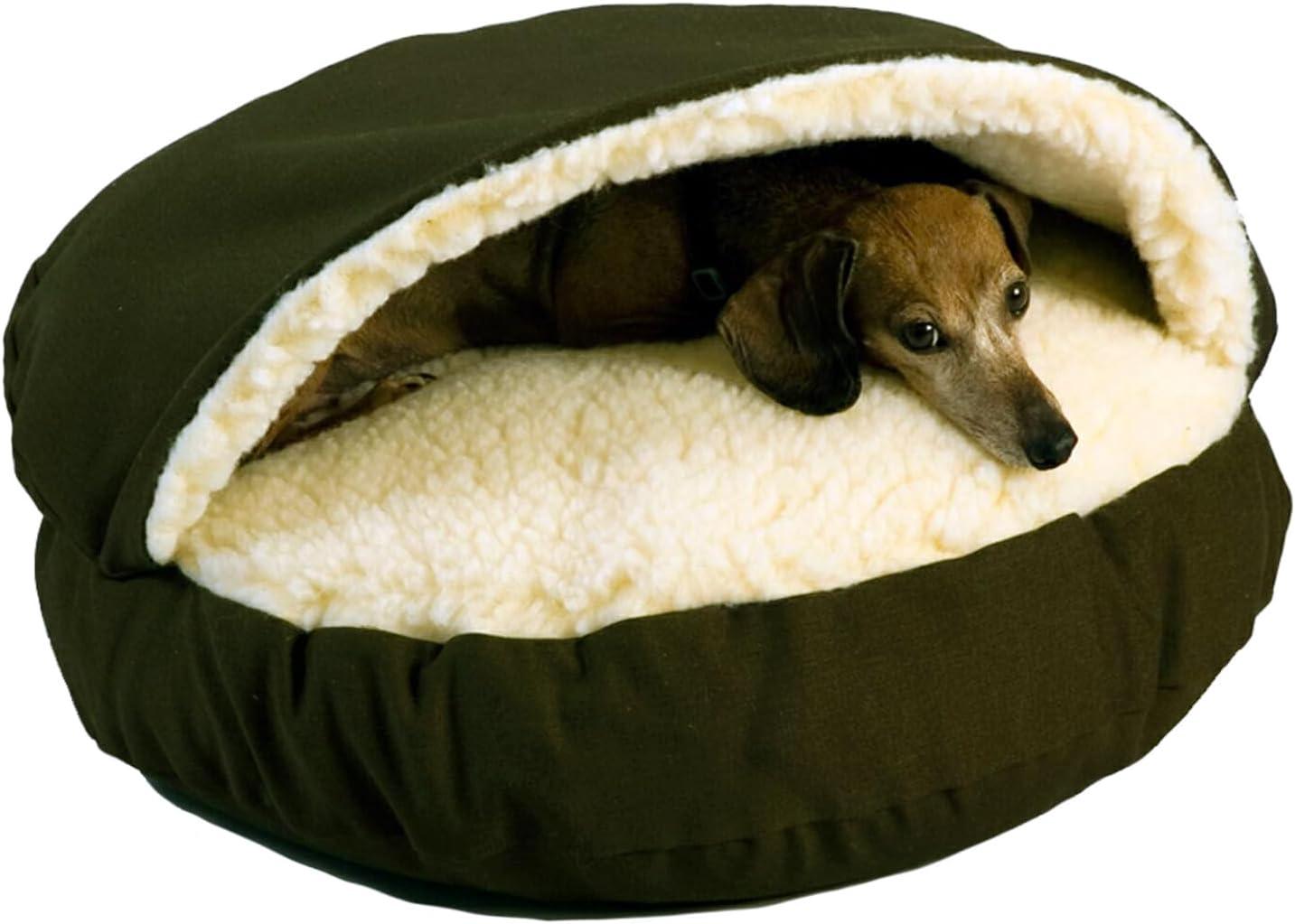 Snoozer Cozy Cave Hooded Dog Bed Poly/Cotton