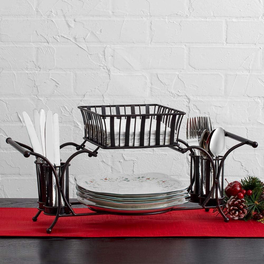 Gourmet Basics by Mikasa Hostess Buffet Caddy