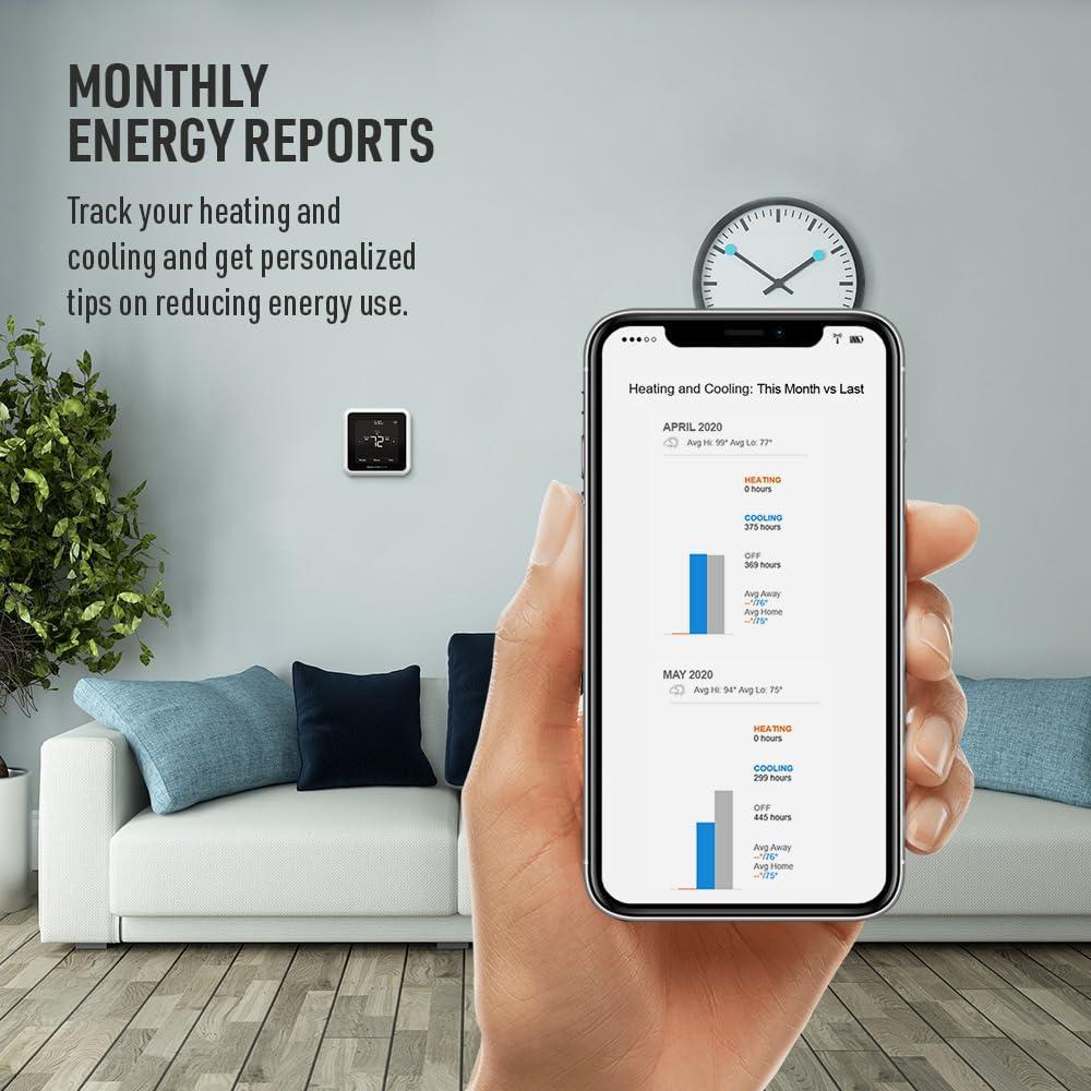 Honeywell Home T5 RTH8800WF Programmable Touchscreen Wi-Fi Smart Thermostat - White