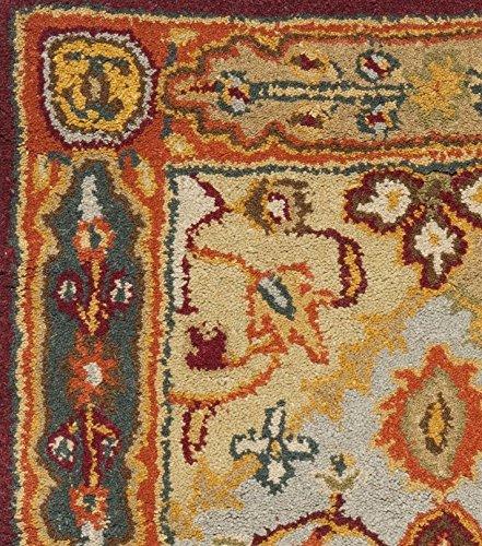 SAFAVIEH Heritage Regius Traditional Wool Runner Rug, Multi, 5' x 12'