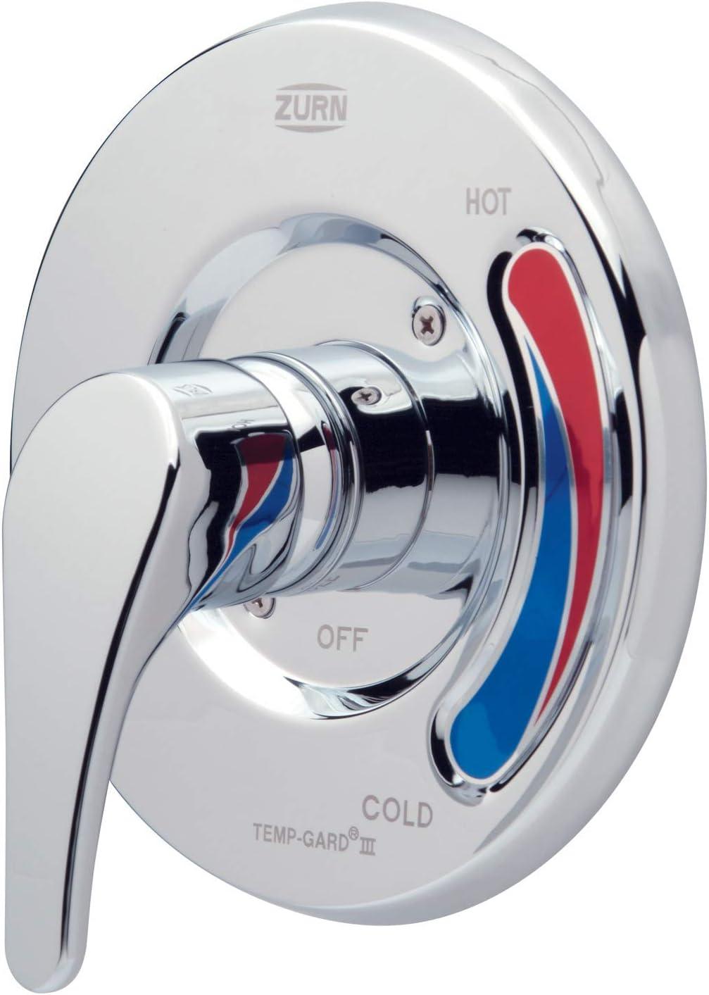 Chrome Wall-Mounted Thermostatic Shower Valve with Diverter