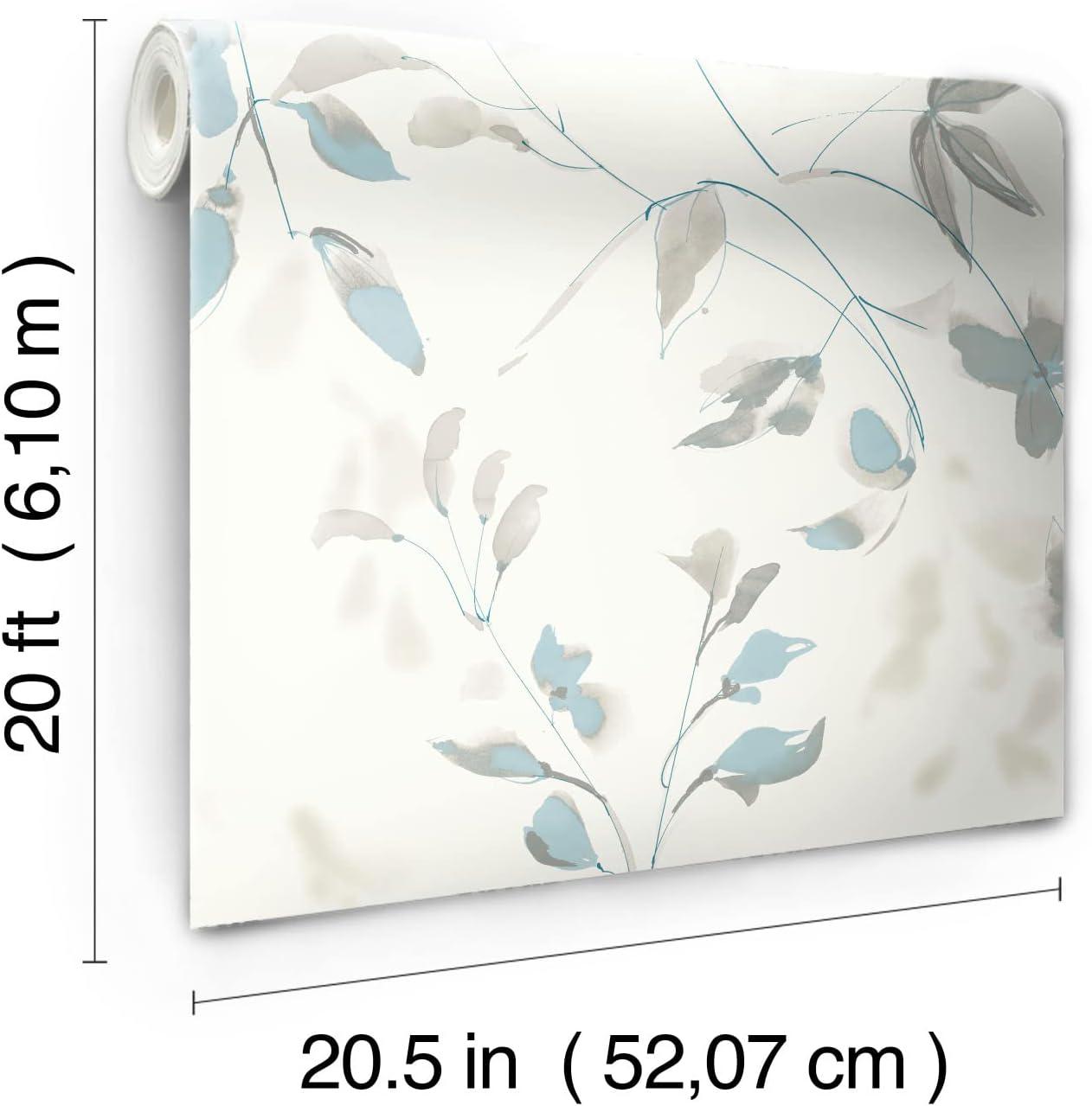 Linden Flower Premium Peel + Stick Wallpaper - Natural