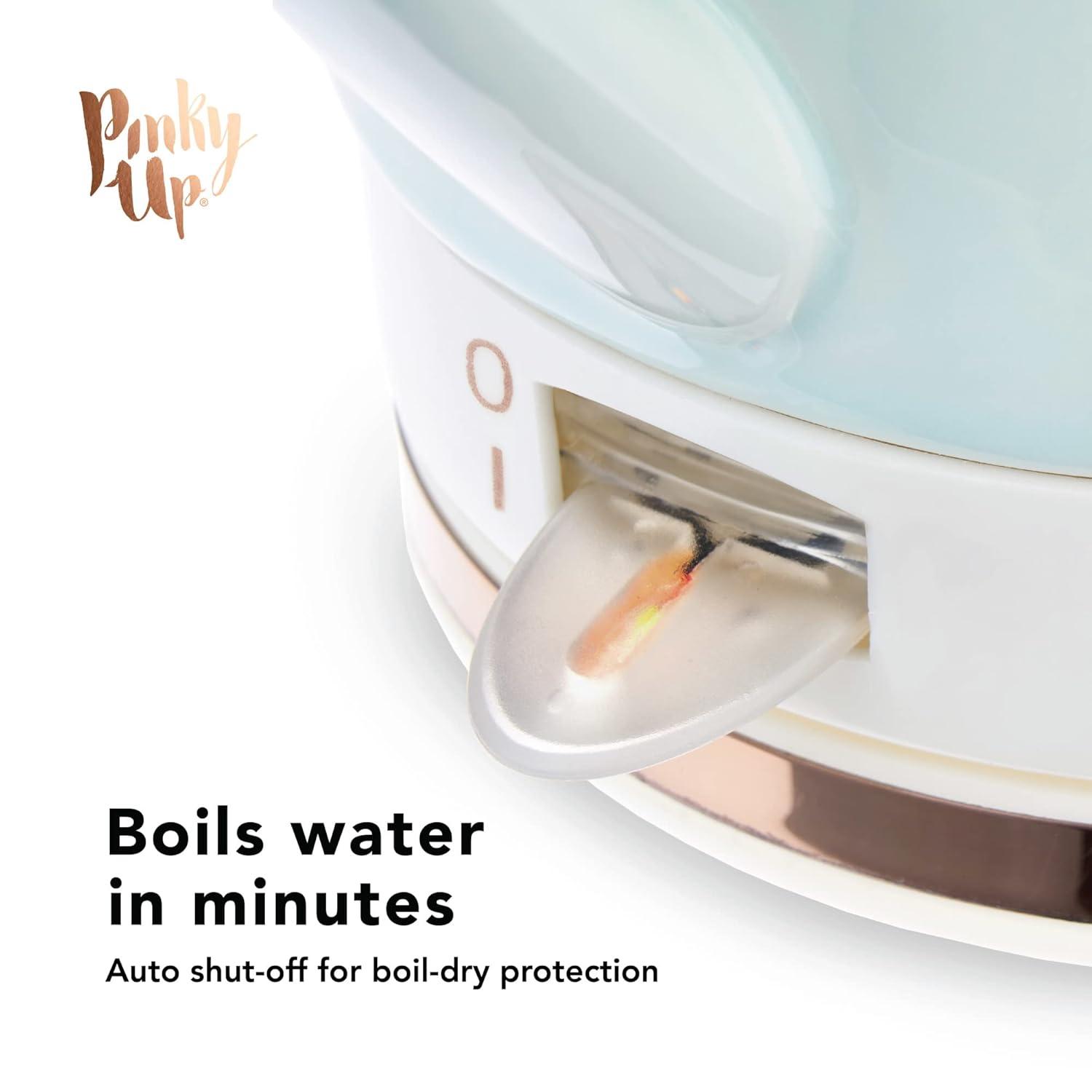 Pinky Up Noelle Ceramic Electric Tea Kettle