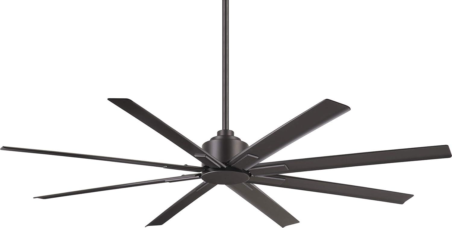 65" 8 - Blade Standard Ceiling Fan with Remote Control