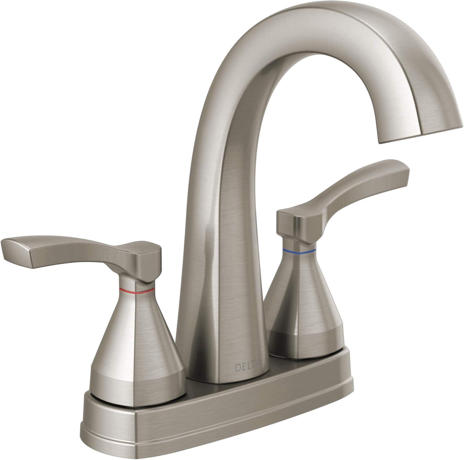 Stryke Centerset Bathroom Faucet with Drain Assembly and DIAMOND™ Seal Technology