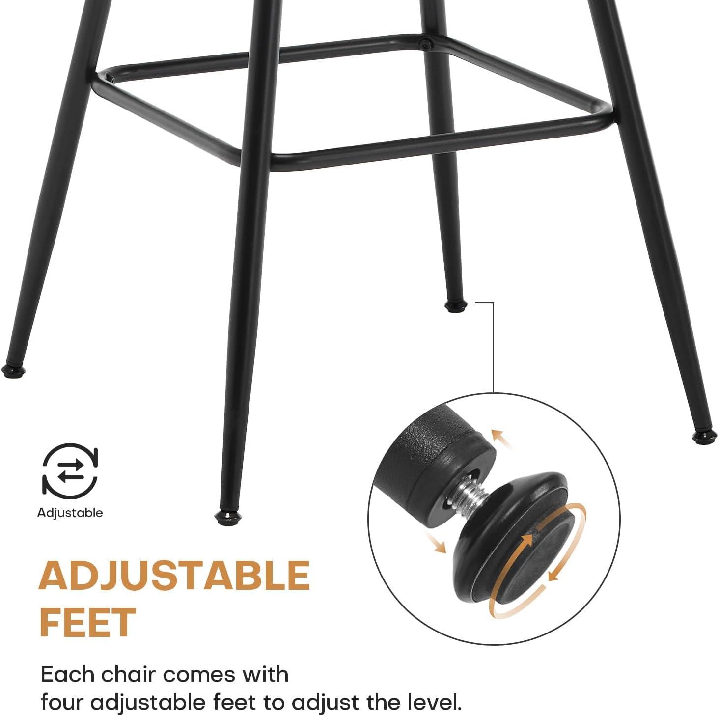 Bay Isle Home™ Cane Back Swivel Upholstered Counter & Bar Stool (Set of 2)