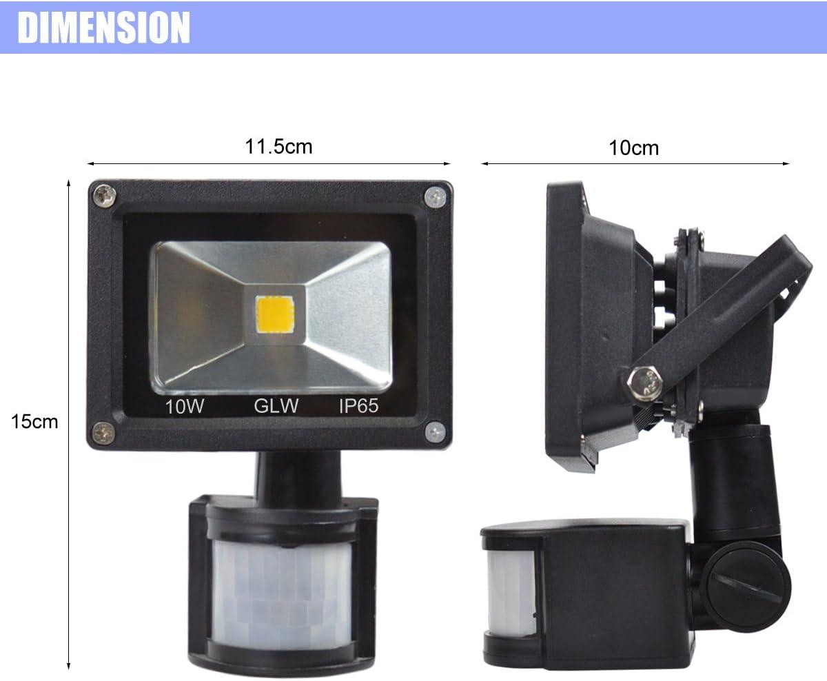 Mini IP65 Waterproof 12V AC/DC LED Flood Light - 10W, 900LM, Daylight White - High-Quality Outdoor L