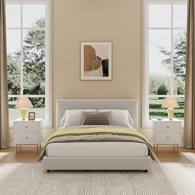 Nightstand With 2 Drawers (Set of 2)