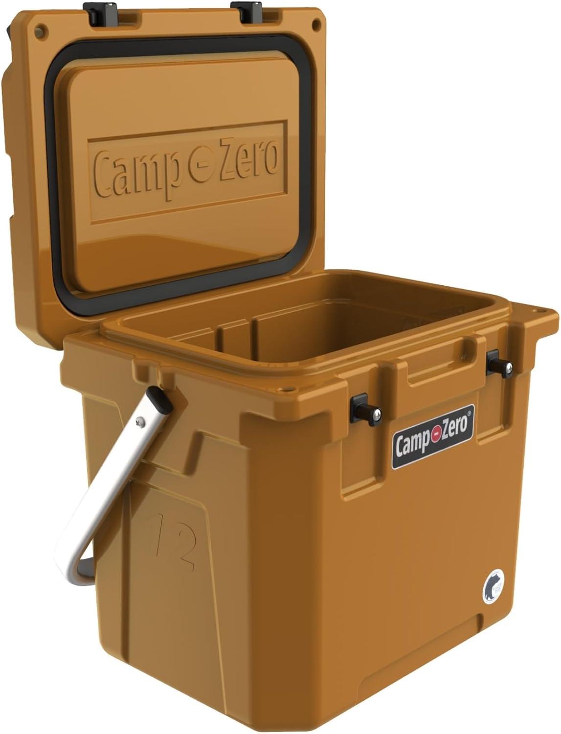 Camp Zero 15 Can Hard Sided Thermocooler, Roto Molded, Clay