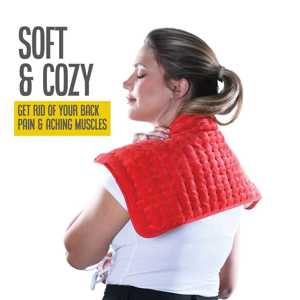 Heating pad Electric Heating pad Best Heating pad for Back Pain and Cramps Relief 2 Hour auto Off Measures Moist Heating pad Many Adjustable Setting