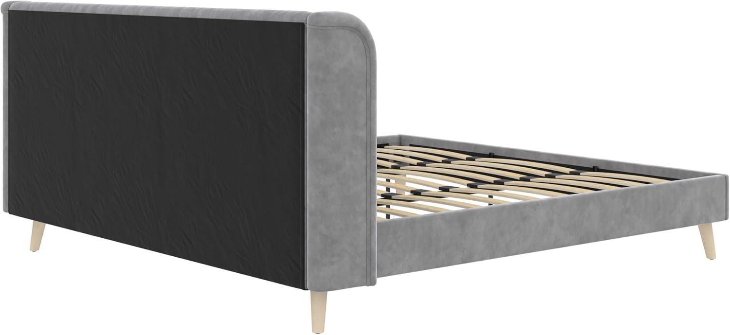 Novogratz Holly King Size Upholstered Platform Bed