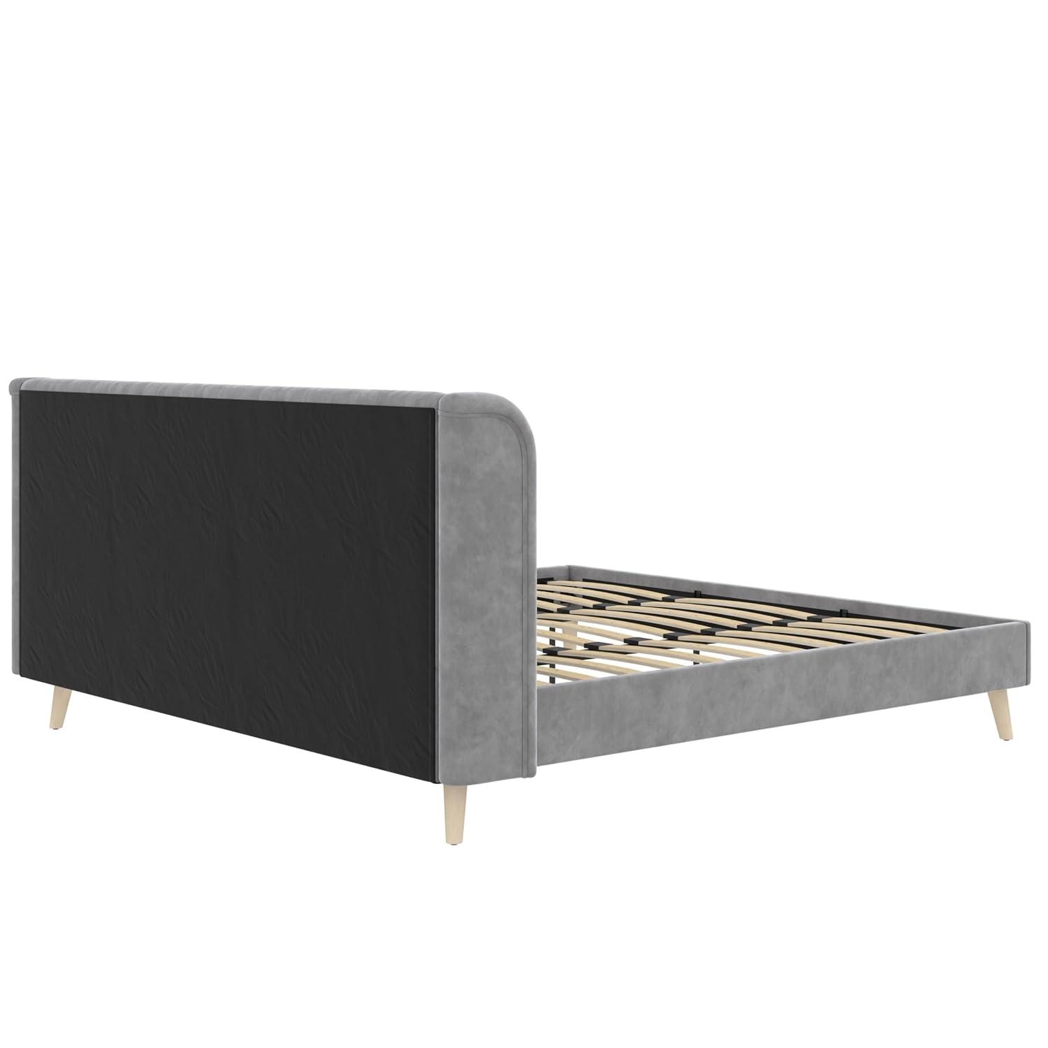 Novogratz Holly King Size Upholstered Platform Bed