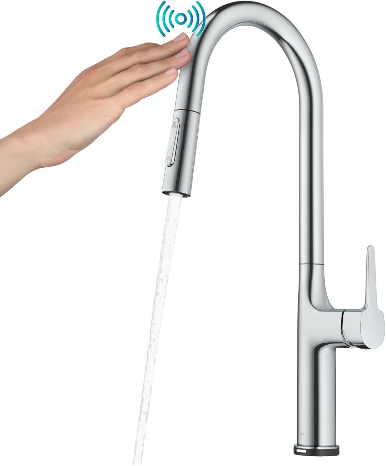 Pull Down Touch Single Handle Kitchen Faucet