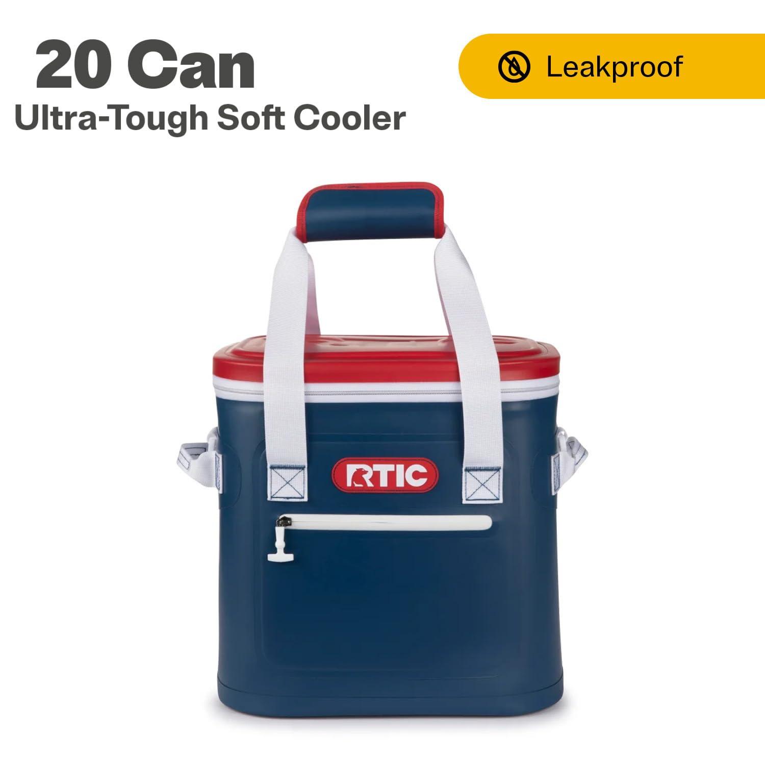 RTIC Outdoors 20 Cans Ultra-Tough Soft Sided Cooler - Patriot