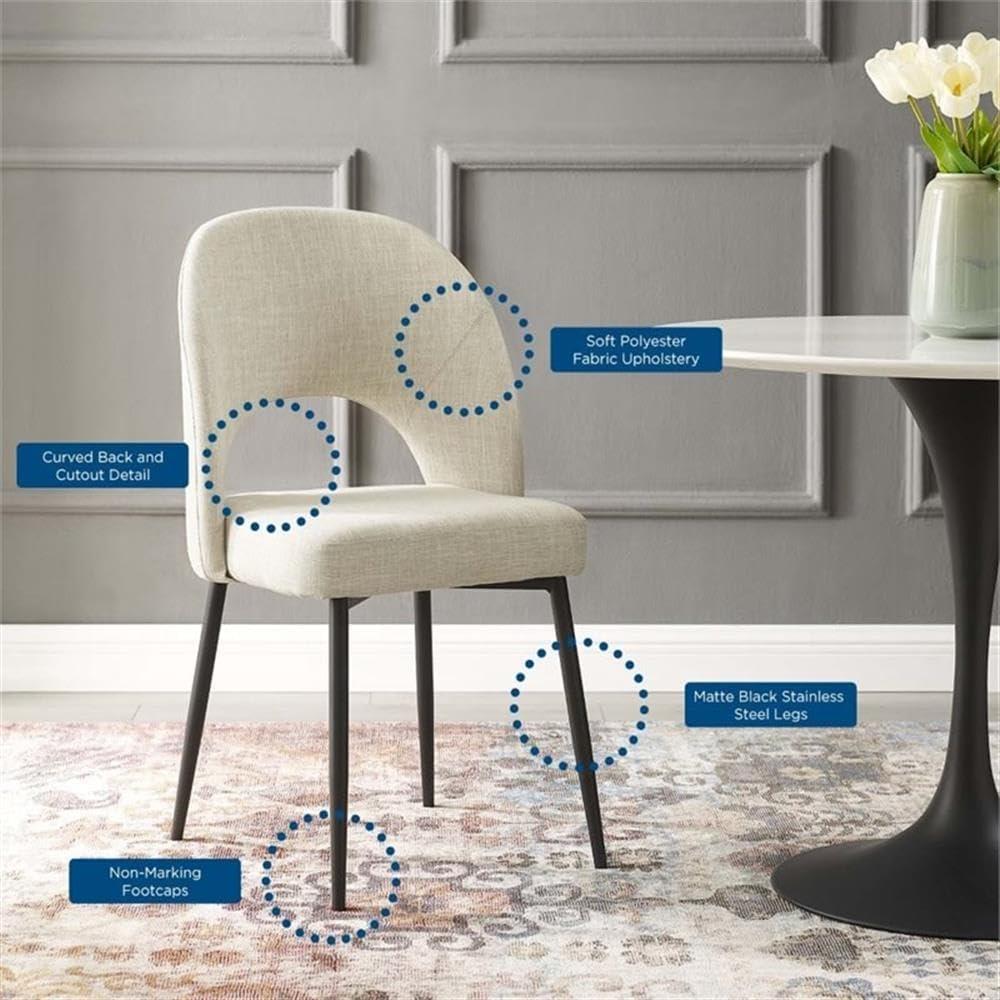 Modway Rouse Upholstered Fabric Dining Side Chair