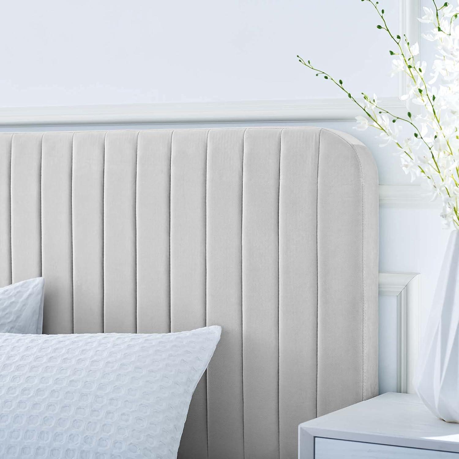 Modway Celine Channel Tufted Performance Velvet Twin Platform Bed