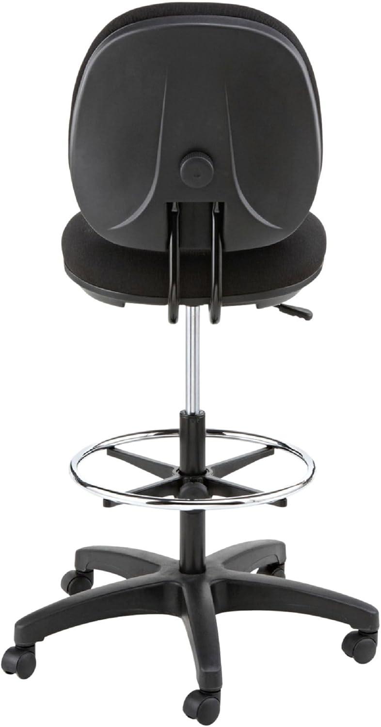 Alera Interval Series Swivel Task Stool 100% Acrylic Black IN4611