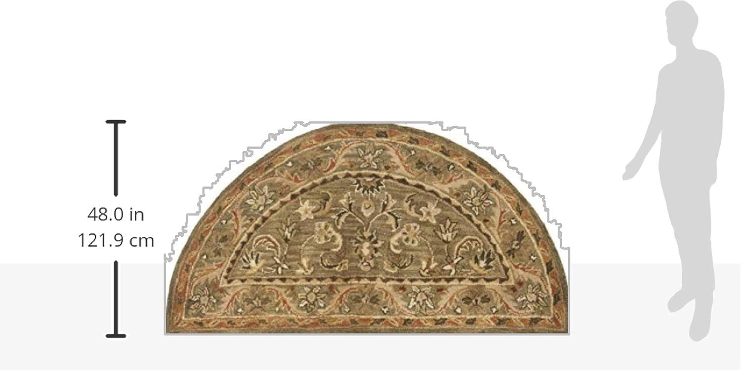 Antiquity AT52 Hand Tufted Indoor Accent Rug - Olive/Gold - 2'x4' - Safavieh