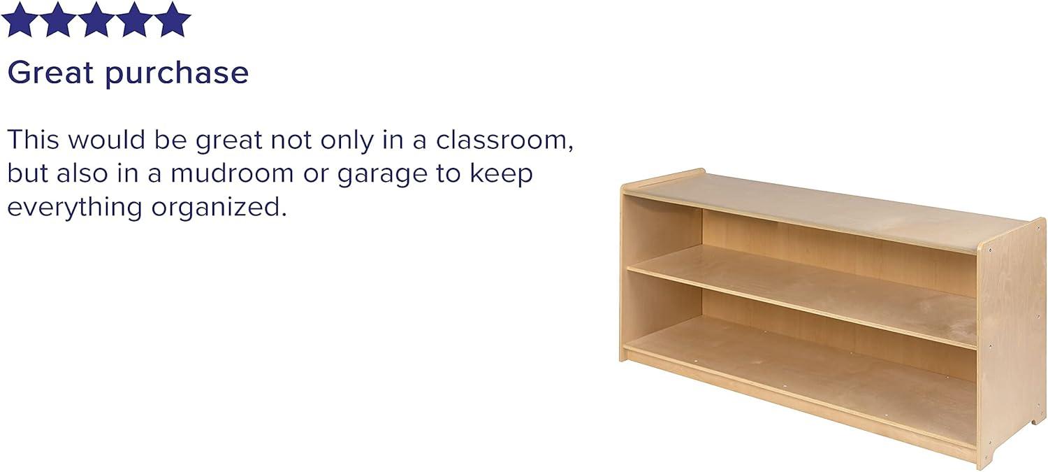 Flash Furniture Bexley Wooden School Classroom Storage Cabinet for Commercial or Home Use
