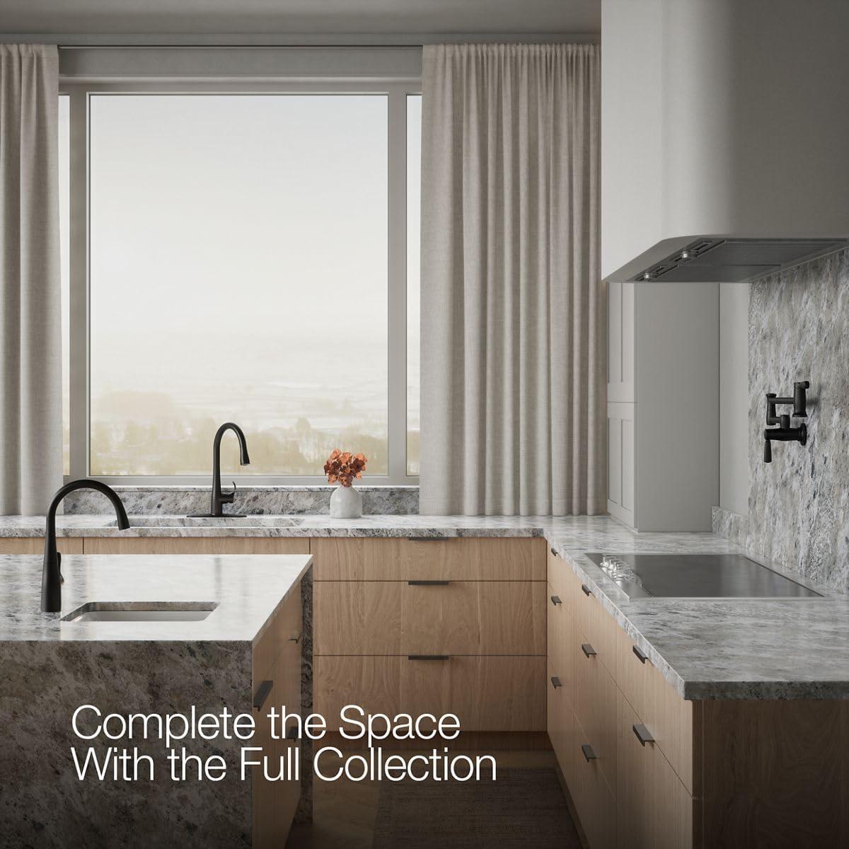 Simplice Touchless Pull-Down Kitchen Sink Faucet with Three-Function Sprayhead